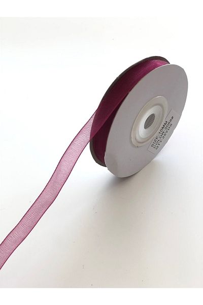 Bontex Plum Organza Ribbon Width 1 cm 1 Ball 22 m – Ribbon – Ribbon