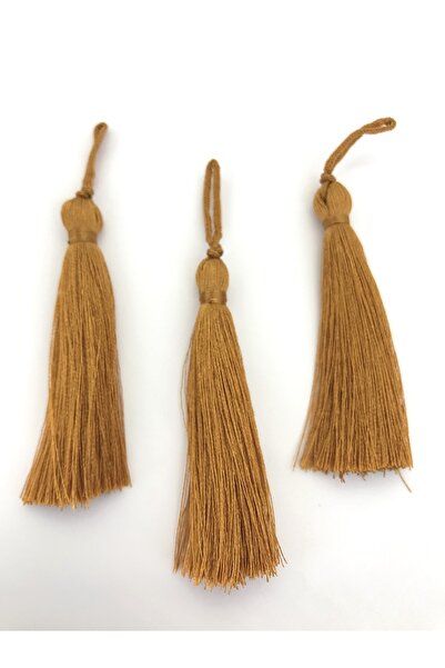 Bontex Culoare deschisă de cărămidă cu ciucuri 5 bucăți 7 cm – Bandă decorativă