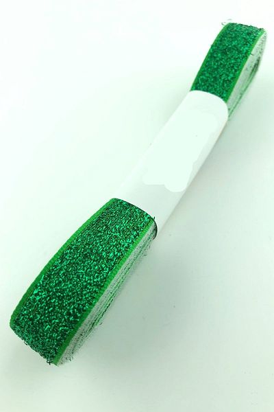 Bontex Green Velvet Glitter Κορδέλα Πλάτος 1,5 cm 1 Μέτρο – Κορδέλα – Κορδέλα