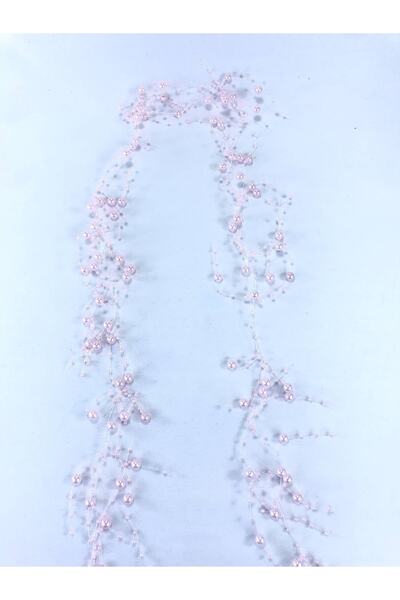 Bontex Ανοιχτό Ροζ Χρώμα Μαργαριταρένιο Κρεμαστό Φωτιστικό 1 Μέτρο – Διακοσμη...