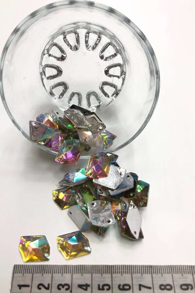 Bontex Piatră hexagonală din plastic colorată Janjanlı, 1 pachet de 20 de gra...