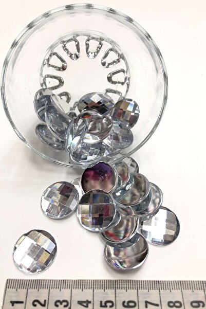 Bontex Прозрачни кръгли пластмасови щипки, 1 опаковка от 10 броя – мъниста