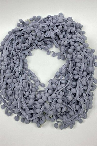 Bontex Panglică gri cu pompon 10 M – Panglică decorativă