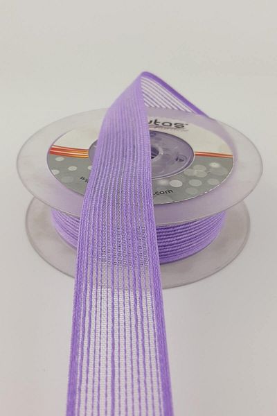 Bontex Lilac Effect Linen Ribbon 2.5 cm 1 Meter – Ribbon – Ribbon