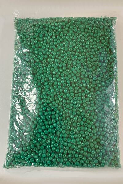 Bontex Χάντρες Πράσινης Άμμου 4 χιλ. 1 Συσκευασία 500 γραμμάρια – Χάντρες