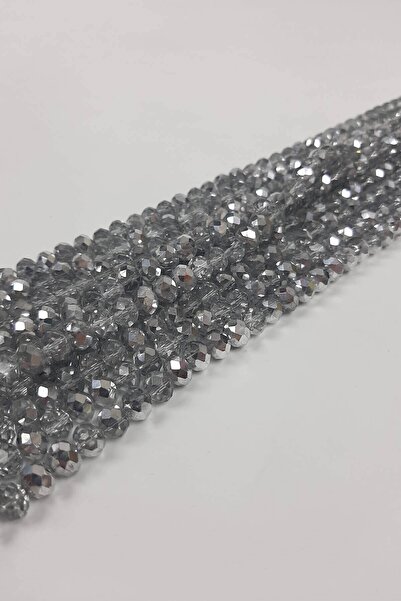 Genel Markalar Boncuk Çeşitleri Gri Kristal Boncuk 8 Mm – Boncuk