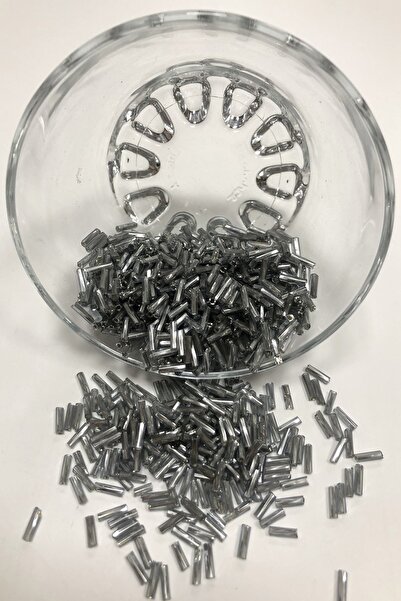 Bontex Vrste perli Tamno sive upletene tubaste perle – Perle