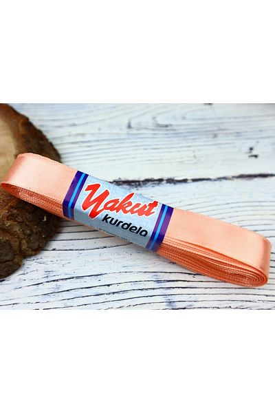 YAKUT Σατέν κορδέλα 2 εκ. Salmon 1 Ball 5 μέτρα