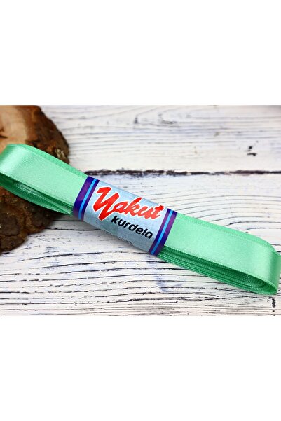 YAKUT Διακοσμητικά Υλικά 2 εκ. Σατέν Κορδέλα Μέντα Πράσινη 1 Μπάλα 10 Μέτρα – Κορδέλα – Κορδέλα