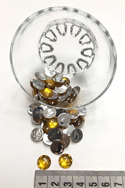 Bontex Žuti okrugli plastični stub od kamena 1 pakovanje 20 grama – perle