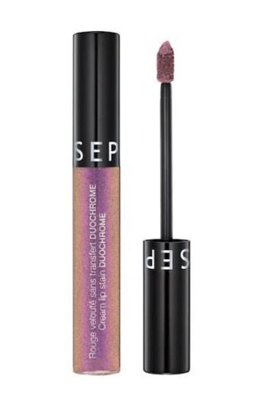 SEPHORA COLLECTION Cream Lip Stain Duo Chrome-129 Purple Activity