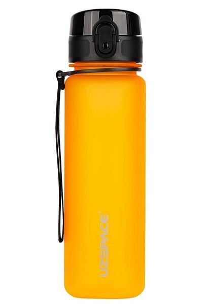 Uzspace 500 ml Tritan Dynamic Orange Sports and Daily Water Bottle