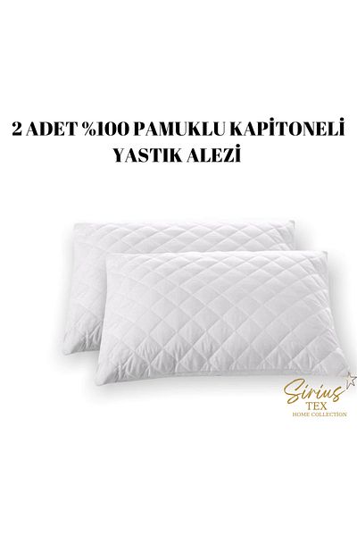 Zeynep Tekstil 2 db 50x70 cm-es steppelt cipzáras párnavédő matrac