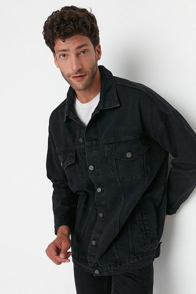 Trendyol Collection Jacke - Grau - Oversized