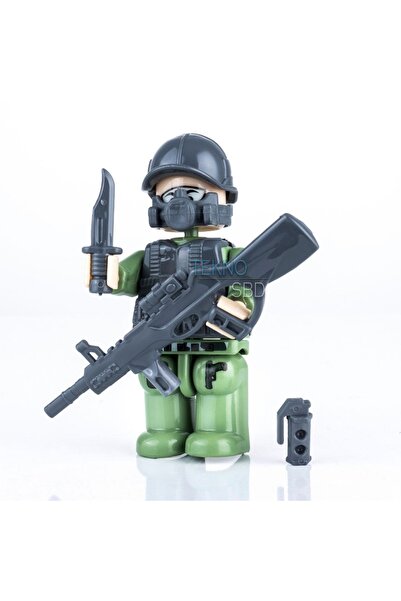 LEGO Özel Kuvvetler Mini Asker Figür Seti Minifigür Oyuncak Mini