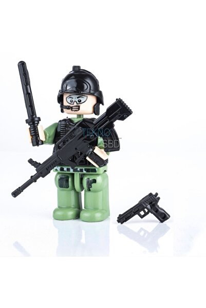 LEGO Özel Kuvvetler Mini Asker Figür Seti Minifigür Oyuncak Mini