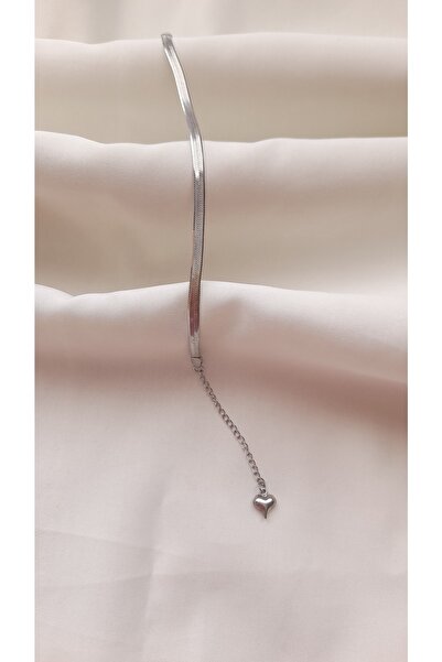 nilüfer takı tasarım Silver Color Italian Scrunch Chain Bracelet