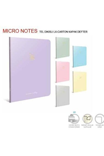 Miniso Çizgisiz Not Defteri Pastel