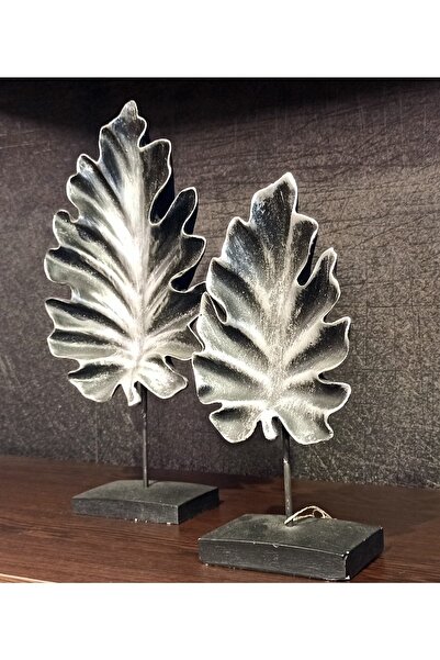 Lussoaksesuar 2 li Siyah Yaprak Biblo