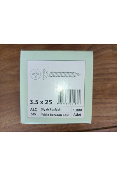 Selectron 3.5×25 Sivri Uçlu Alçıpan Vidası (1000'Lİ)