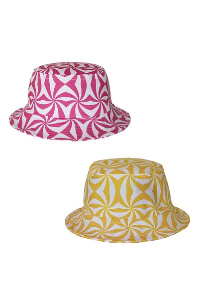 Reyo Hipnotico Bogota & Panama Double Bucket Hat Fisherman's Hat