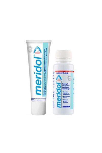 Meridol Hassas Diş Eti Bakımı Diş Macun 75 Ml+ağız Bakım Suyu 100 Ml