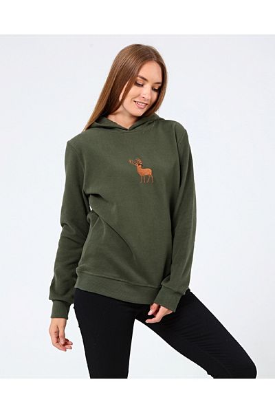 GENIUS STORE Store Women's Thessaloniki Outdoor Hooded Sweatshirt Embroidered Casual Sports Sweatshirt