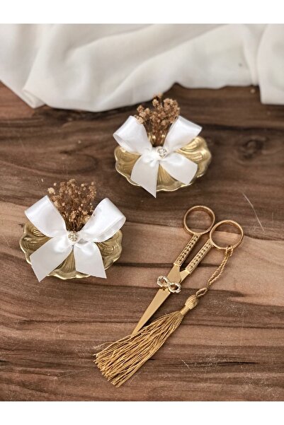 Masalsı Concept Söz Nişan Makası 2 Adet İstirdye Yüzüklük