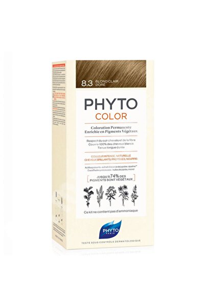 Phyto Color 8.3 Light Golden Blonde Bitkisel Saç Boyası 8.3 Sarı Dore