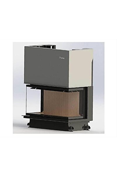 A.Caminetti Crystal 110 Eco 3 Tarafı Açık Ithal Şömine Haznesi , 5 Yıl Garanti