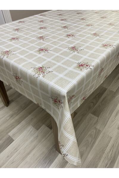 Layrol Astarlı Silinebilir Pvc Leke Tutmaz Muşamba Masa Örtüsü