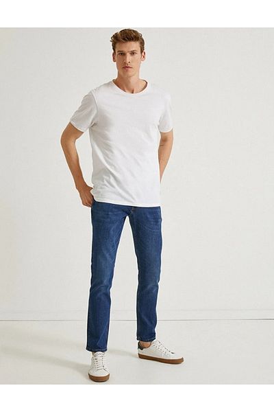 Koton Straight Fit Jeans - Mark Jean - Indigo