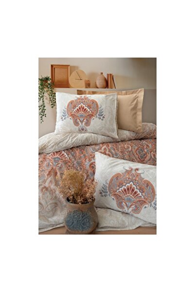 Cotton Box Bohem Tek Kişilik Nevresim Takımı Loreta Bej