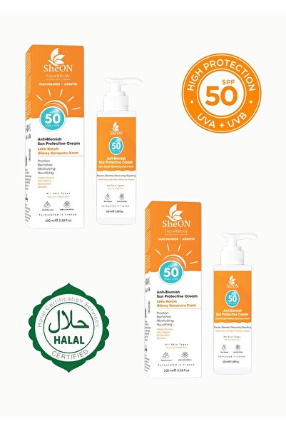 SheON Niacinamide and Arbutin SPF 50+ - Anti-Blemish Sunscreen 100 Ml High Pr...