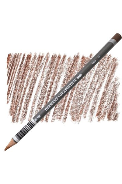 Derwent قلم جرافيت (قلم جرافيت ملون) كاكاو (16)