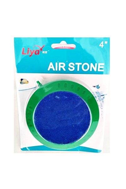 Liya Air Stone Disk Yuvarlak Akvaryum Hava Taşı 10cm