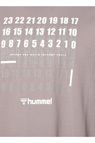 hummel Crew Neck Printed Gray Men's T-shirt 911566-1026 Hmlbugo T-shirt M