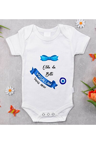 Bitmeyen Kartuş Bk Kids Isimli Sünnet Tasarımlı Bebek Body Zıbın - Model 1
