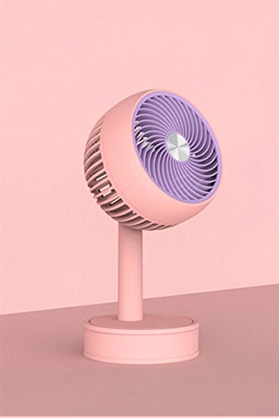 zibo Vantilatör Mini Vantilatör Masa Vantilatörü Ayaklı 3 Kademeli Şarjlı