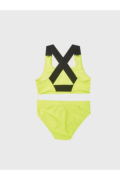 LC Waikiki LCW Παιδικό ελαστικό ύφασμα εμπριμέ μπικίνι για κορίτσια