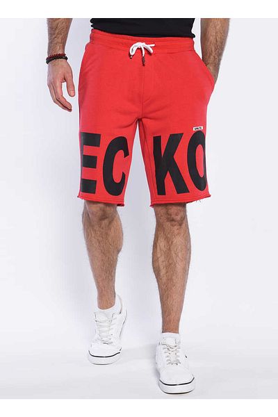 ECKO UNLTD Ecko Unlimited Regular Fit Red Men's Shorts Rio