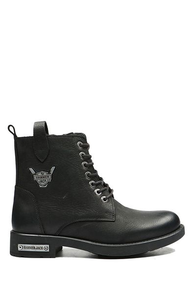 Hammer Jack M15200 Ανδρικές καθημερινές μπότες Nubuck Μαύρες
