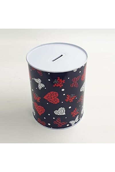 AVMmarketim Στρογγυλό μεταλλικό κουμπαράς Κουτί κέρματος για παιδιά