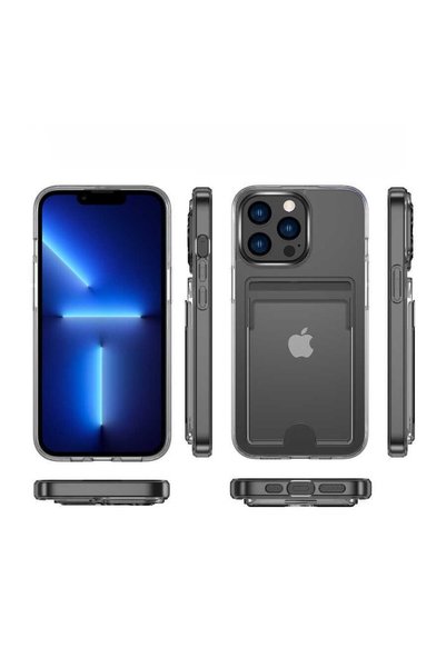 Dolia حافظة من السيليكون الفاخر الشفاف المتوافق مع هاتف Iphone 13 Pro مع فتحة...
