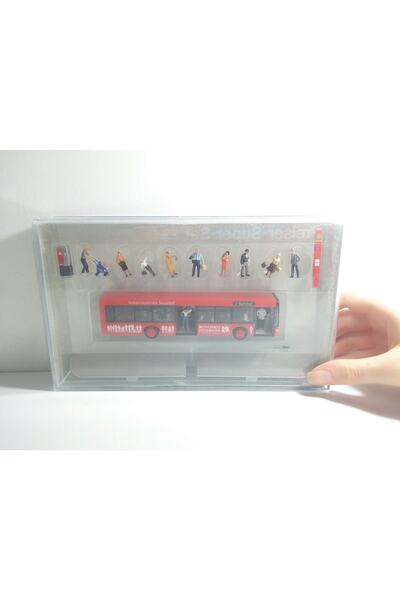 Preiser 1/87 Ho Rietze Solaris Urbino+durak+29 Adet Exclusive Seri Figür Set ...