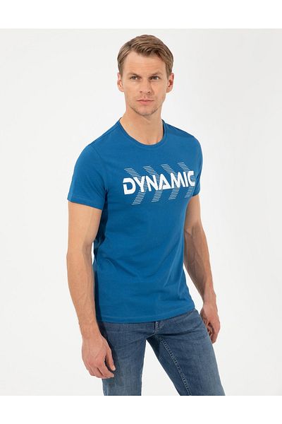 Pierre Cardin Μπλουζάκι Navy Blue Slim Fit Crew Neck