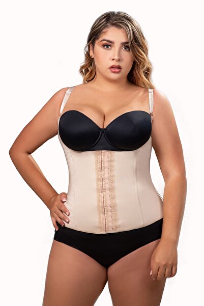 vedette Bel Şekillendirme Etkili Kum Saati Görünüm Sağlayan Askılı Latex Korse