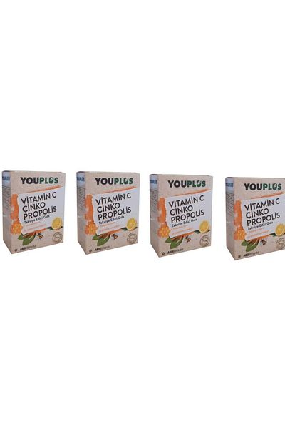 Youplus Vitamin C Zinc Propolis 20 Effervescent-4 Boxes