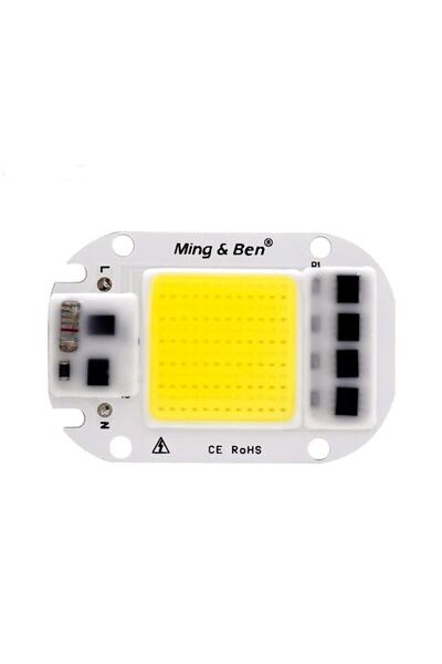 LEDONLİNE Termal Macun 50w 220v Cob Led Projektör Ledi 50 Watt Power Led Çipi