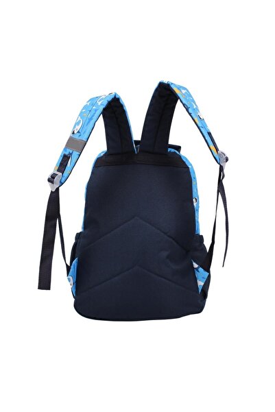 Bagacar Дитячий рюкзак для хлопчиків з синім собакою, пенал і набір для харчування